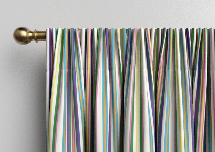 The British Stripe Co. Elizabeth, Notting Hill No.1 - Made to Measure Curtains - Image 9